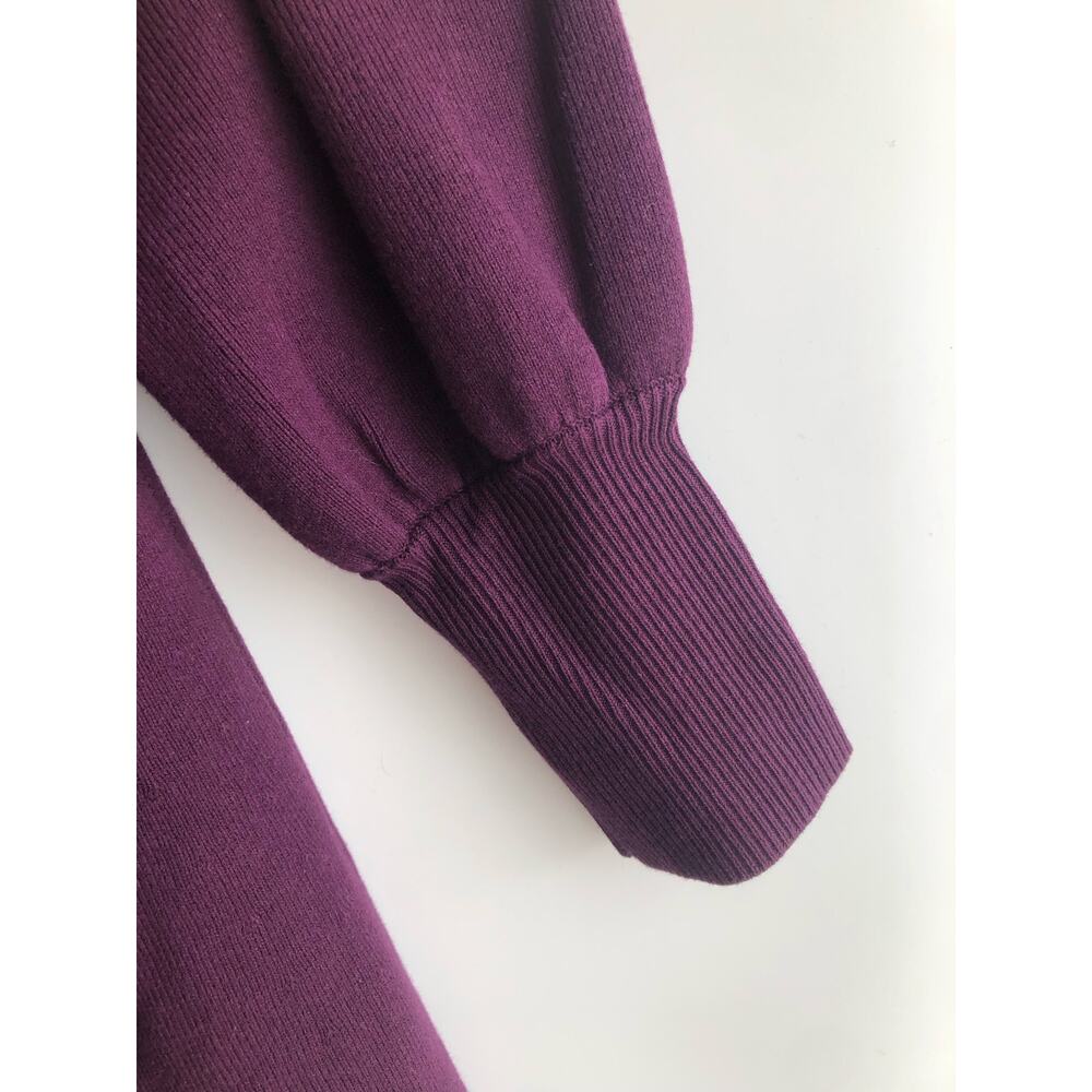 Tommy Bahama Womens Sweater Dress Purple Crew Neck Size Medium - Picture 5 of 9